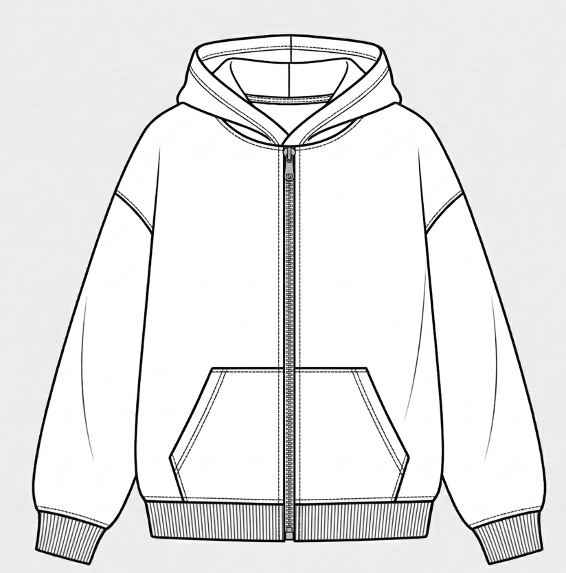 Zip-up Hoodie